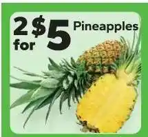 Save a Lot Pineapples offer