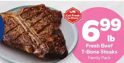 Save a Lot Fresh Beef T-Bone Steaks offer