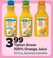 Save a Lot Tipton Grove 100% Orange Juice offer