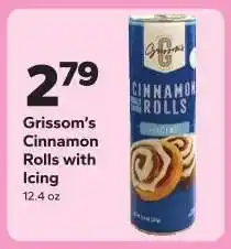 Save a Lot Grissom’s Cinnamon Rolls with Icing offer