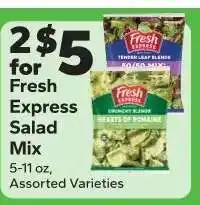 Save a Lot Fresh Express Salad Mix offer