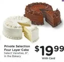 Kroger Private Selection Four Layer Cake offer
