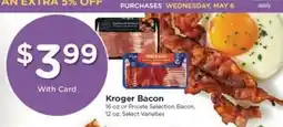 Kroger Kroger Bacon offer