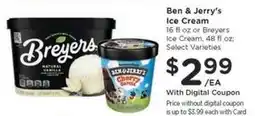 Kroger Ben & Jerry's Ice Cream offer