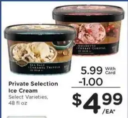 Kroger Private Selection Ice Cream offer
