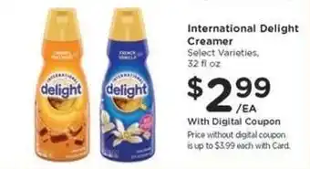 Kroger International Delight Creamer offer