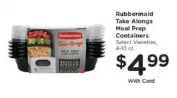 Kroger Rubbermaid Take Alongs Meal Prep Containers offer