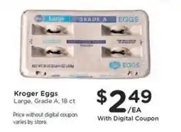 Kroger Kroger Eggs offer