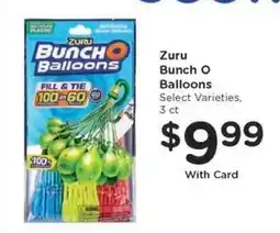 Kroger Zuru Bunch O Balloons offer