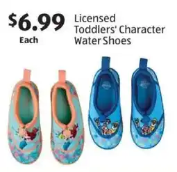 Aldi Licensed Toddlers' Character Water Shoes offer