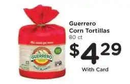 Kroger Guerrero Corn Tortillas offer