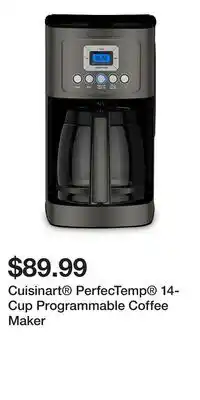 Kohl's Cuisinart PerfecTemp 14-Cup Programmable Coffee Maker offer