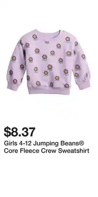 Kohl's Girls 4-12 Jumping Beans Core Fleece Crew Sweatshirt offer
