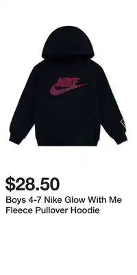 Kohl's Boys 4-7 Nike Glow With Me Fleece Pullover Hoodie offer