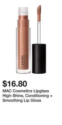 Kohl's MAC Cosmetics Lipglass High-Shine, Conditioning + Smoothing Lip Gloss offer