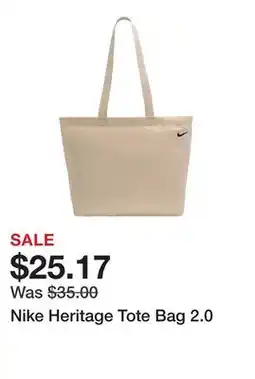 Dick's Sporting Goods Nike Heritage Tote Bag 2.0 offer