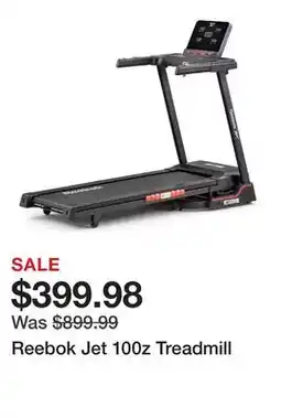 Dick's Sporting Goods Reebok Jet 100z Treadmill offer