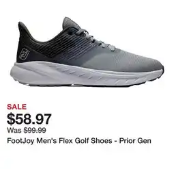 Dick's Sporting Goods FootJoy Men's Flex Golf Shoes - Prior Gen offer