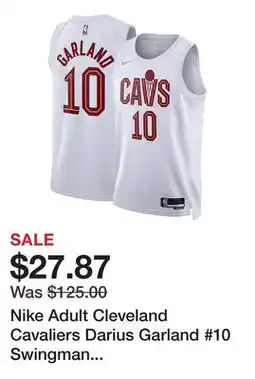 Dick's Sporting Goods Nike Adult Cleveland Cavaliers Darius Garland #10 Swingman Association Jersey offer