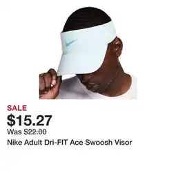 Dick's Sporting Goods Nike Adult Dri-FIT Ace Swoosh Visor offer