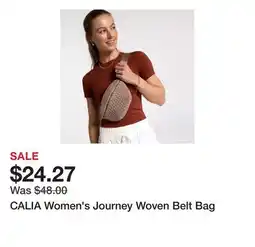 Dick's Sporting Goods CALIA Women's Journey Woven Belt Bag offer