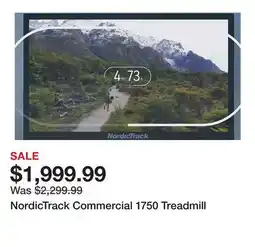 Dick's Sporting Goods NordicTrack Commercial 1750 Treadmill offer