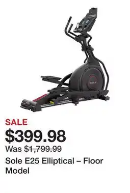 Dick's Sporting Goods Sole E25 Elliptical – Floor Model offer