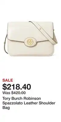 Nordstrom Tory Burch Robinson Spazzolato Leather Shoulder Bag offer