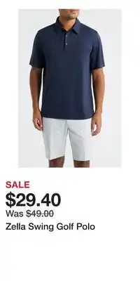 Nordstrom Zella Swing Golf Polo offer