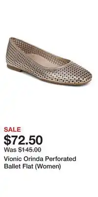 Nordstrom Vionic Orinda Perforated Ballet Flat (Women) offer
