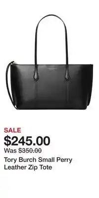 Nordstrom Tory Burch Small Perry Leather Zip Tote offer