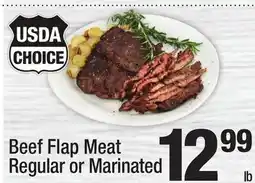 Super King Markets Beef Flap Meat Regular or Marinated offer