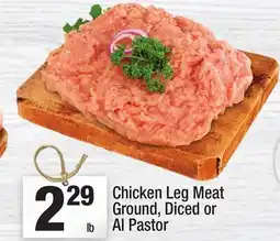Super King Markets Chicken Leg Meat Ground, Diced or Al Pastor Meat offer