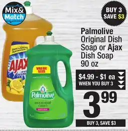 Super King Markets Palmolive Original Dish Soap or Ajax Dish Soap offer
