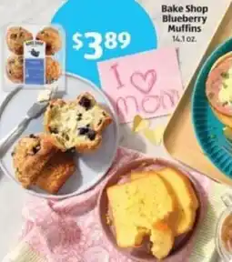 Aldi Bake Shop Blueberry Muffins offer