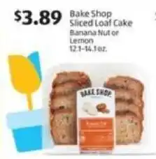 Aldi Bake Shop Sliced Loaf Cake Banana Nut or Lemon offer