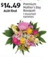 Aldi Premium Mother's Day Bouquet offer