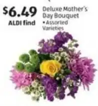 Aldi Deluxe Mother's Day Bouquet offer