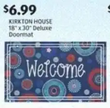 Aldi KIRKTON HOUSE Deluxe Doormat offer