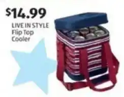 Aldi LIVE IN STYLE Flip Top Cooler offer