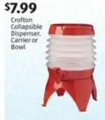 Aldi Crofton Collapsible Dispenser, Carrier or Bowl offer