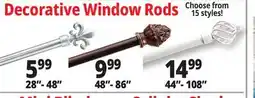 Ocean State Job Lot Window Rods offer