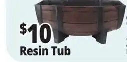 Ocean State Job Lot Whiskey Tub Resin Planter offer
