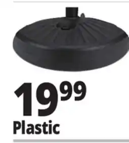 Ocean State Job Lot Round Fillable Plastic Umbrella Base offer