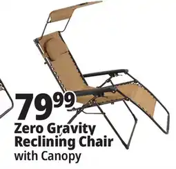 Ocean State Job Lot Oversized Zero Gravity Chair with Canopy Tan offer