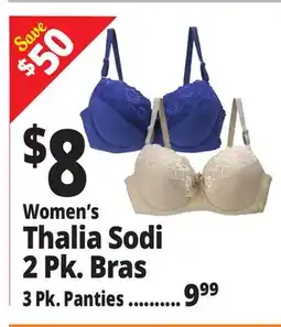 Ocean State Job Lot Women's Thalia Sodi 2 Pk. Bras offer