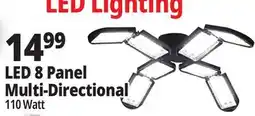 Ocean State Job Lot Bright Living 8-Panel LED Garage Light offer