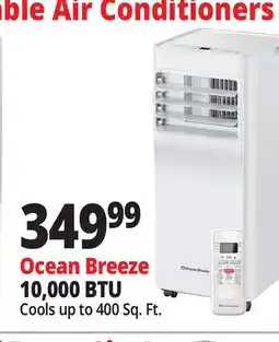 Ocean State Job Lot Ocean Breeze 10 000 BTU Portable Air Conditioner offer