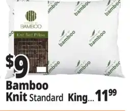 Ocean State Job Lot Essence of Bamboo Knit Jumbo Pillow offer