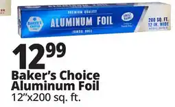 Ocean State Job Lot Baker's Choice Premium Quality Aluminum Foil Jumbo Roll 200' offer